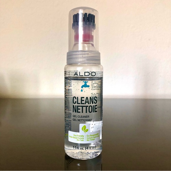 ALDO Azuria Pink, White, and Gold Joggers Sneakers and gel cleaner  - size 7 - Picture 12 of 13